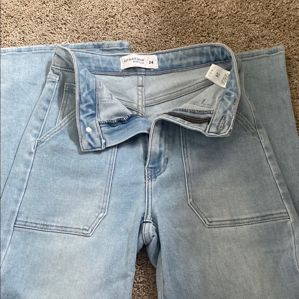 Light Blue High-Waisted Jeans